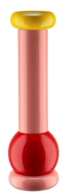Spice mill MP0210 H 23 cm Alessi Red, pink and yellow SINGLE PIECES